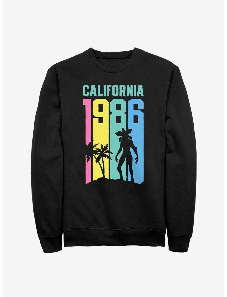 Sweaters And Cardigans * | Null Stranger Things California Demogorgon Sweatshirt