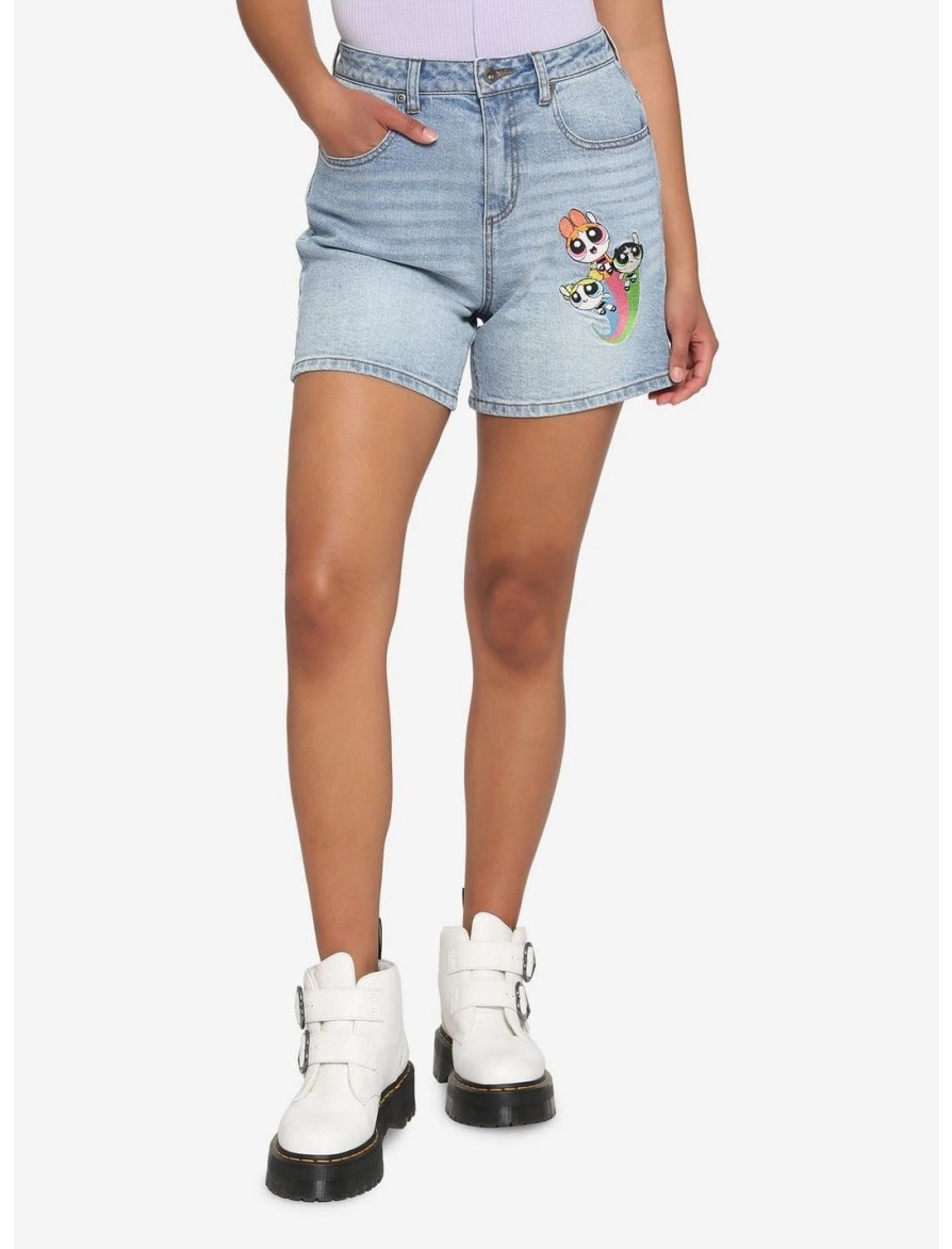 Bottoms * | Hunivers The Powerpuff Girls Trio Mom Shorts