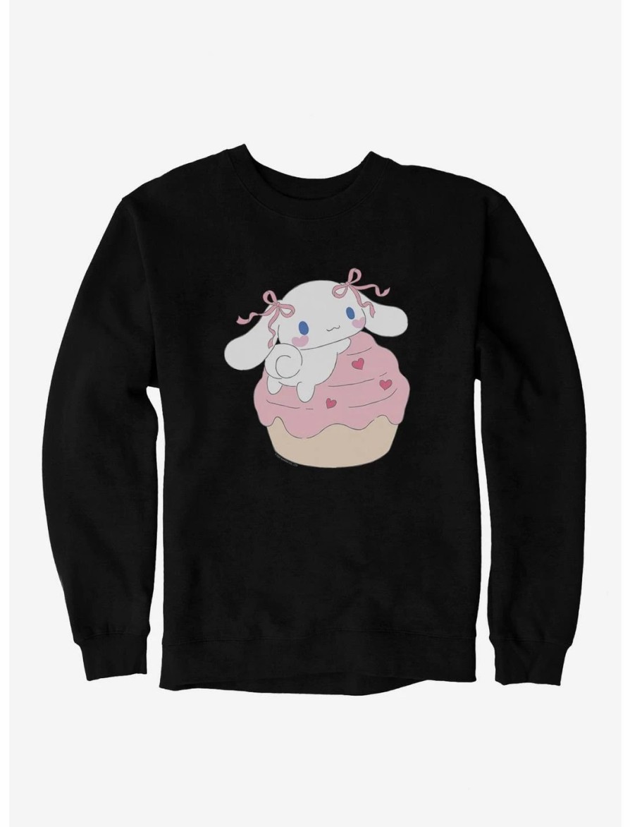 Sweaters And Cardigans * | Null Cinnamoroll Heart Cupcake Sweatshirt