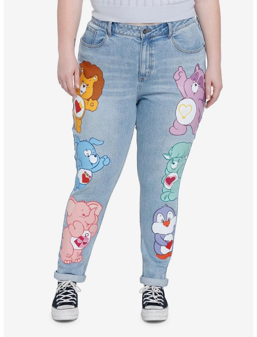 Bottoms * | Hunivers Care Bears Cousins Mom Jeans Plus Size