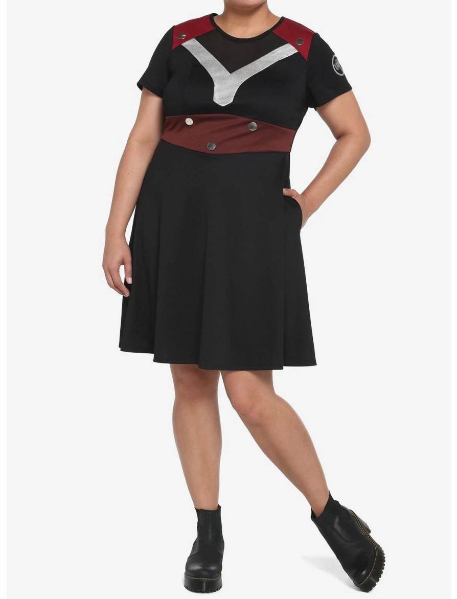 Dresses * | Hunivers Her Universe Marvel Thor: Love And Thunder Mighty Thor Dress Plus Size