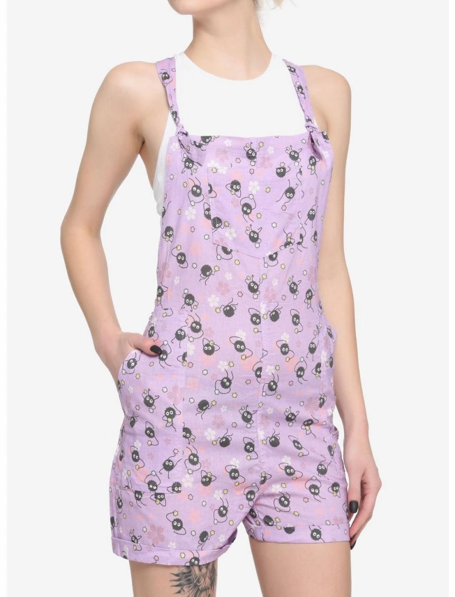 Bottoms * | Hunivers Her Universe Studio Ghibli Spirited Away Soot Sprite Soft Shortalls