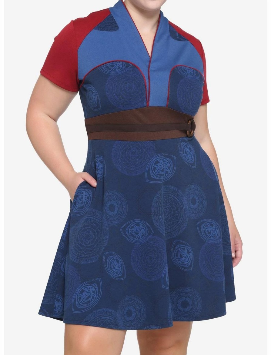 Dresses * | Hunivers Her Universe Marvel Doctor Strange In The Multiverse Of Madness Doctor Strange Dress Plus Size