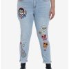 Bottoms * | Hunivers Disney Pixar Coco Mom Jeans Plus Size