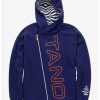 Hoodies And Sweatshirts * | Ourunvrs Our Universe Star Wars Ahsoka Tano Asymmetrical Zip Hoodie Her Universe Exclusive