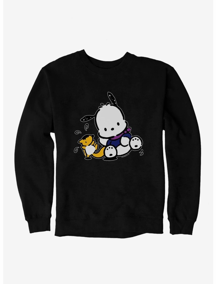 Sweaters And Cardigans * | Null Pochacco Playing With Mon-Mon Sweatshirt