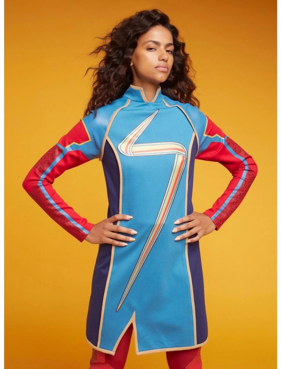 Dresses * | Hunivers Her Universe Marvel Ms. Marvel Hero Costume Dress