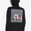 Hoodies And Sweatshirts * | Hunivers The Nightmare Before Christmas Patches Zip-Up Hoodie