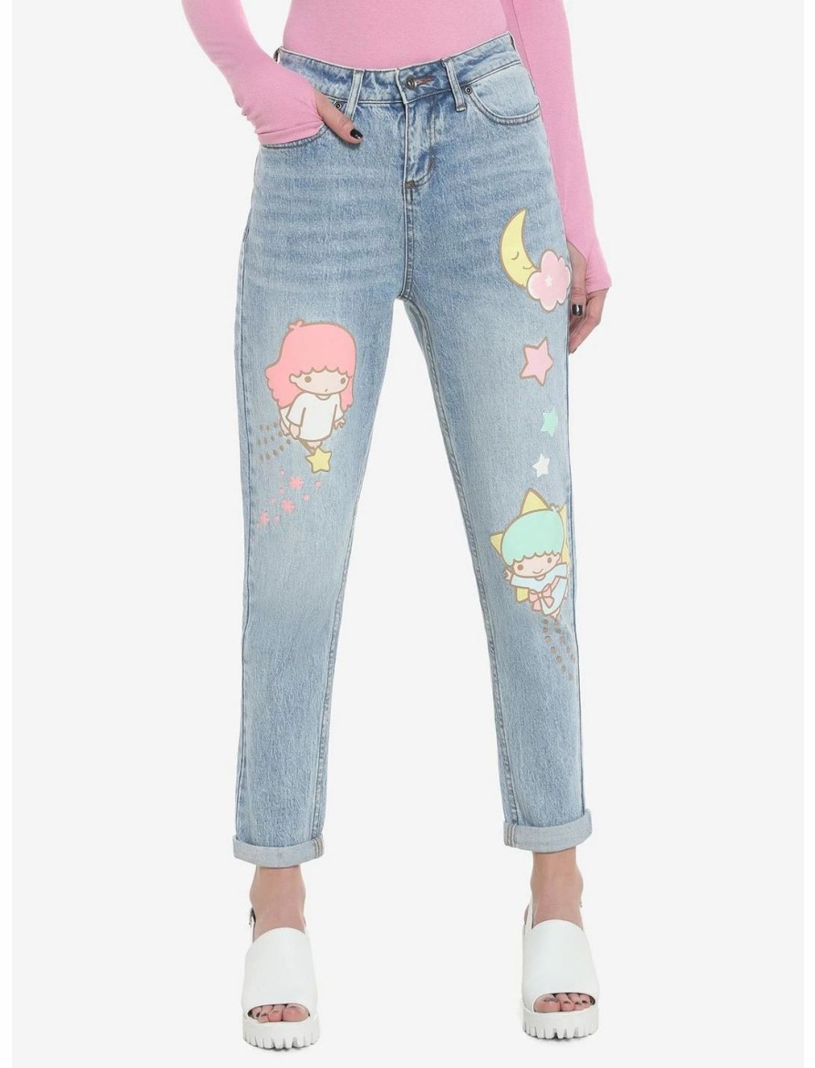 Bottoms * | Hunivers Little Twin Stars Mom Jeans