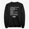 Sweaters And Cardigans * | Null Marvel Ms. Marvel Name List Avengercon Sweatshirt