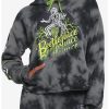 Hoodies And Sweatshirts * | Hunivers Beetlejuice Icons Wash Crop Hoodie