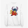 Sweaters And Cardigans * | Null Disney Lilo & Stitch Space Suit Sweatshirt