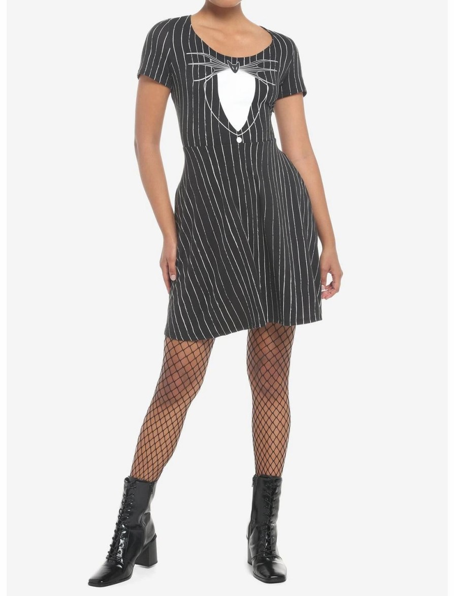 Dresses * | Hunivers The Nightmare Before Christmas Jack Skellington Dress