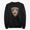 Sweaters And Cardigans * | Null Marvel I Am Groot Guardians Badge Sweatshirt