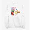 Sweaters And Cardigans * | Null Pokemon Jigglypuff And Fennekin Gift Stocking Sweatshirt