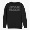 Sweaters And Cardigans * | Null Star Wars Simple Logo Sweatshirt