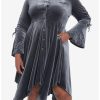 Sweaters And Cardigans * | Hunivers Her Universe The Witcher Velvet Hooded Cardigan Plus Size