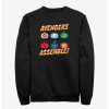 Sweaters And Cardigans * | Null Marvel Avenger Pumpkins Assemble Sweatshirt