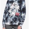 Sweaters And Cardigans * | Hunivers Disney 101 Dalmatians Tie-Dye Sweatshirt