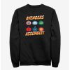 Sweaters And Cardigans * | Null Marvel Avengers Pumpkin Assemble Sweatshirt