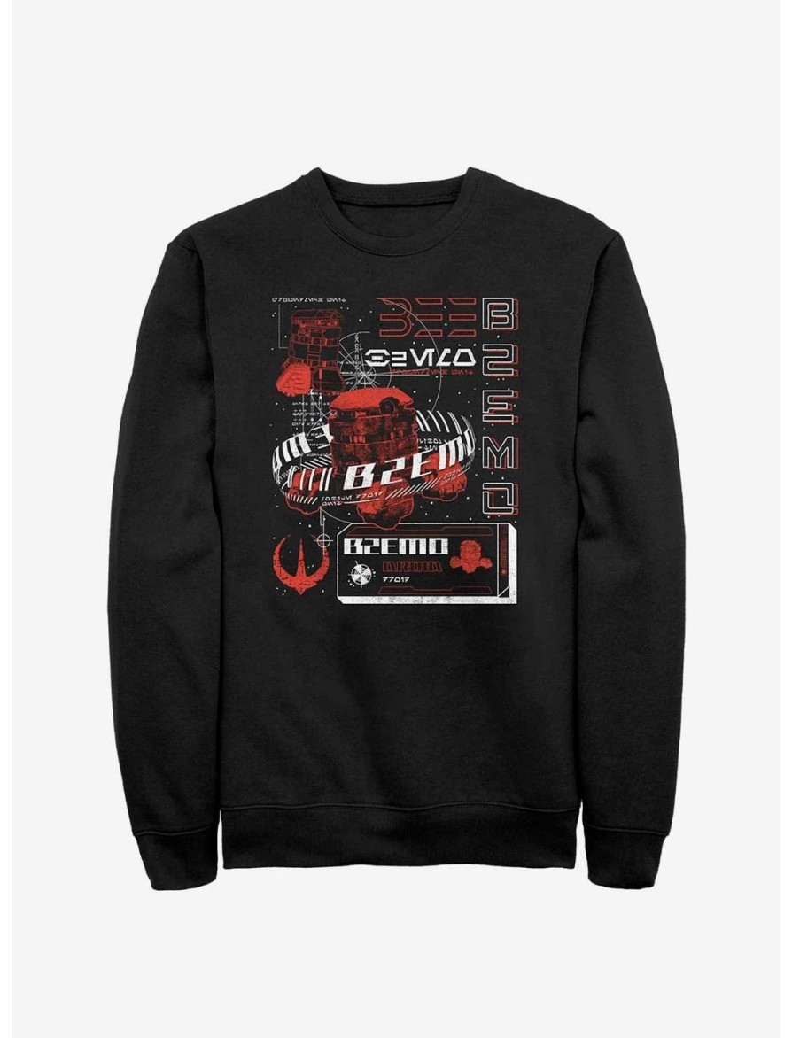 Sweaters And Cardigans * | Null Star Wars Andor B2Emo Infographic Sweatshirt