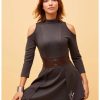 Dresses * | Hunivers Her Universe Star Wars The Mandalorian Ahsoka Tano Cold Shoulder Dress