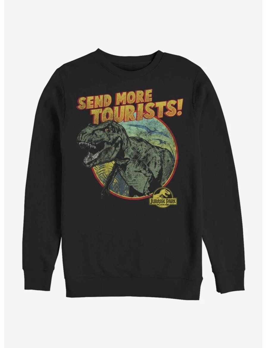 Sweaters And Cardigans * | Null Jurassic Park More Tourists Sweatshirt