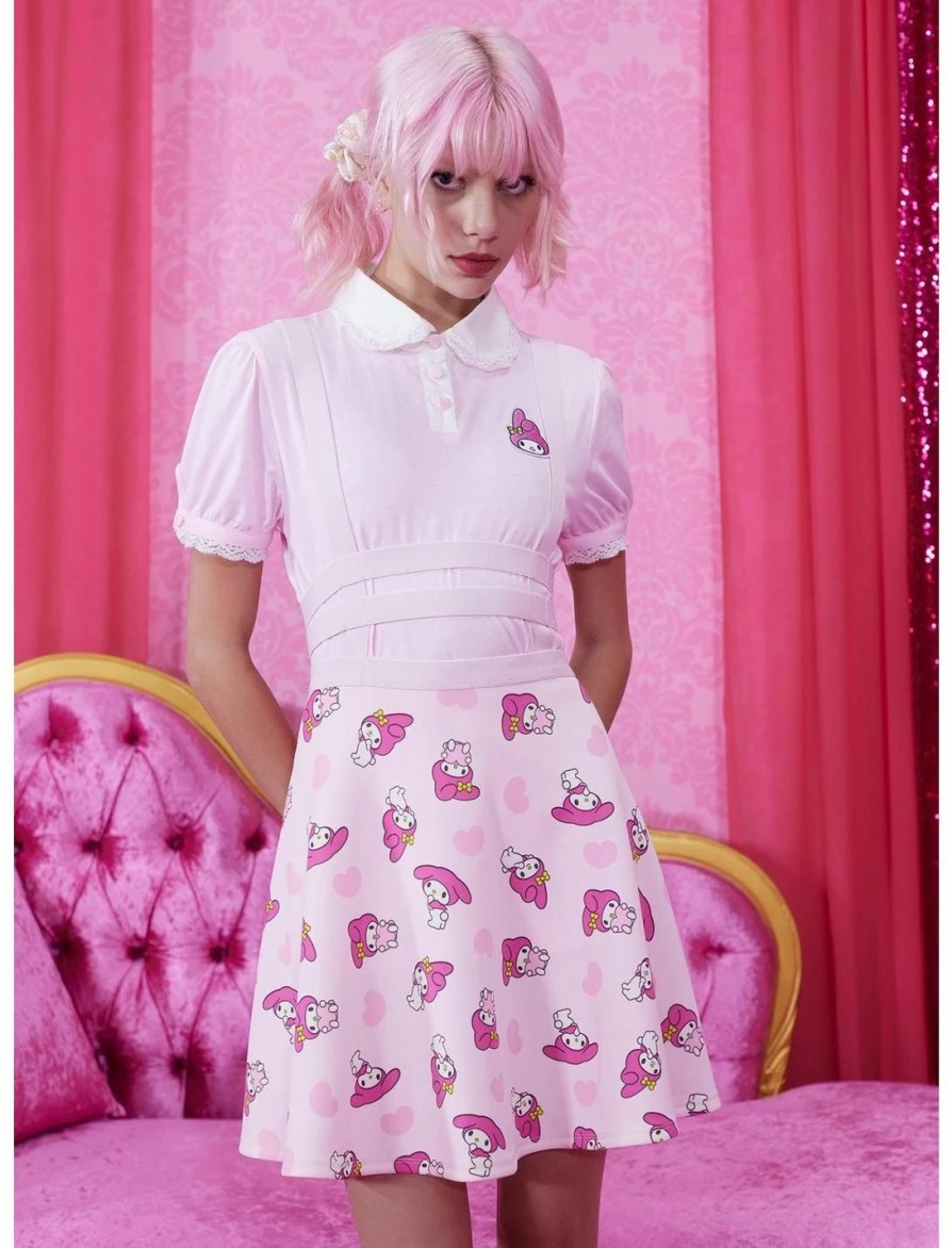 Dresses * | Hunivers My Melody Strappy Suspender Skirt