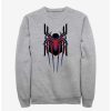 Sweaters And Cardigans * | Null Marvel Spider-Man Triple Emblem Stacked Sweatshirt