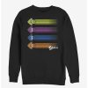 Sweaters And Cardigans * | Null Nintendo Splatoon Inkling Squid Rainbow Sweatshirt