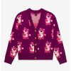 Sweaters And Cardigans * | Hunivers Disney Pixar Toy Story Lotso Allover Print Cardigan