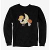 Sweaters And Cardigans * | Null Little Twin Stars Moon Kisses Sweatshirt