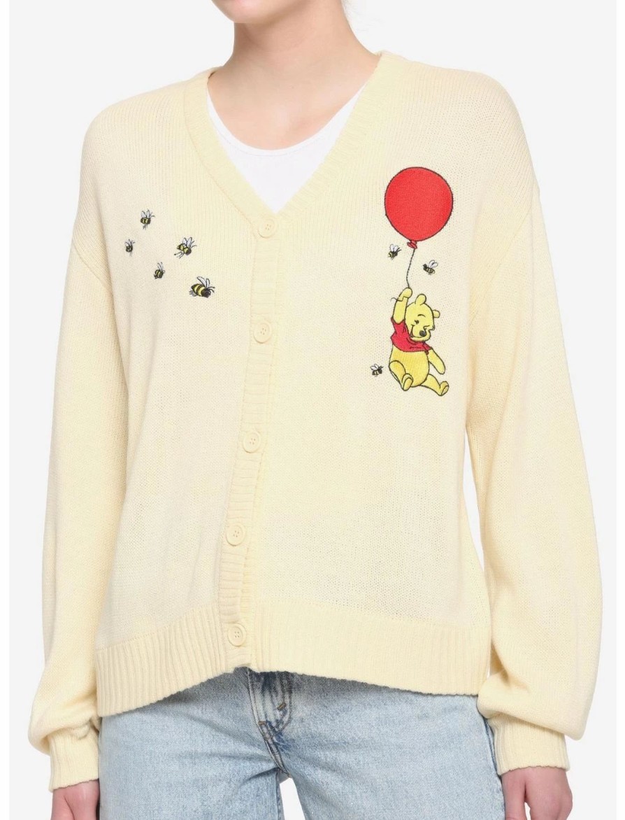 Sweaters And Cardigans * | Hunivers Disney Winnie The Pooh Balloon Skimmer Cardigan