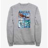 Sweaters And Cardigans * | Null Avatar: The Way Of The Water Creatures Air And Sea Sweatshirt