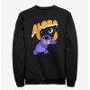 Sweaters And Cardigans * | Null Disney Lilo & Stitch Stitch Aloha Scary Moon Sweatshirt