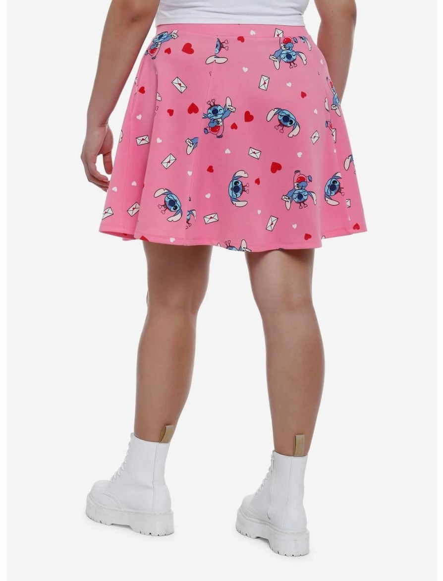 Bottoms * | Hunivers Her Universe Disney Lilo & Stitch Lovebug Skirt Plus Size