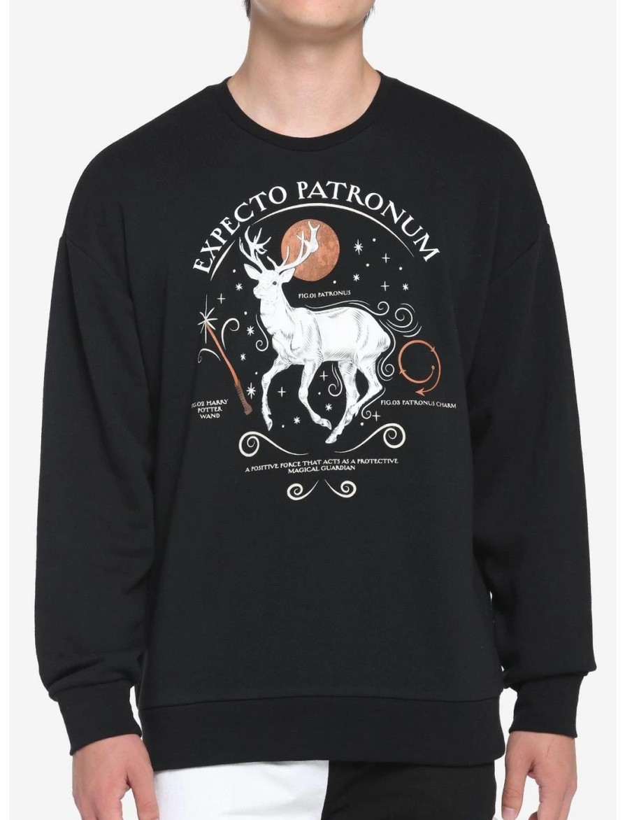 Sweaters And Cardigans * | Ourunvrs Harry Potter Expecto Patronum Spell Sweatshirt