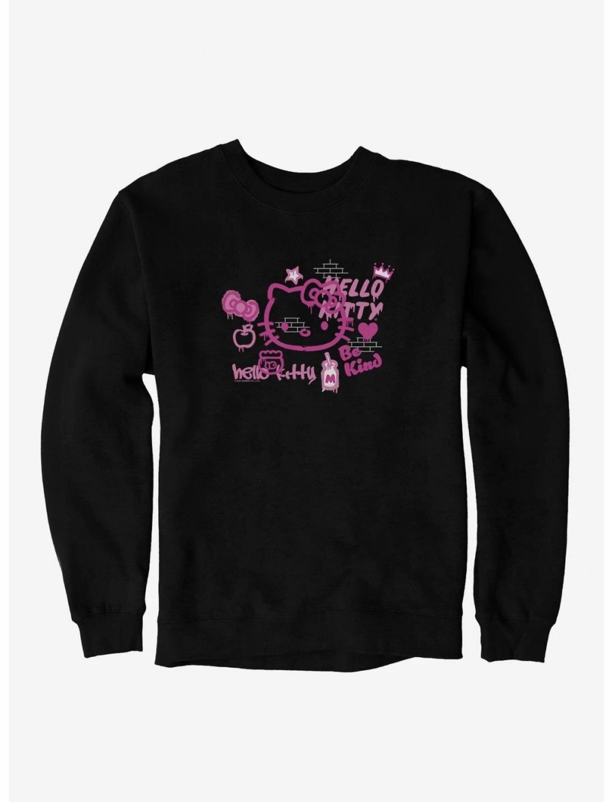 Sweaters And Cardigans * | Null Hello Kitty Be Kind Sweatshirt