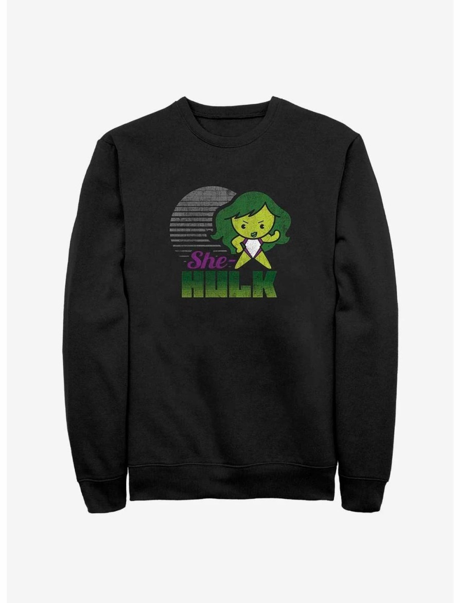 Sweaters And Cardigans * | Null Marvel She-Hulk Kawaii Sweatshirt