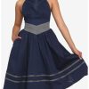 Dresses * | Hunivers Her Universe Star Wars Ahsoka Tano Halter Dress