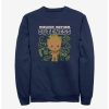 Sweaters And Cardigans * | Null Marvel I Am Groot Mischief, Mayhem, Cuteness Sweatshirt