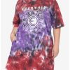 Dresses * | Hunivers Her Universe Marvel Eternals Cosmic Tie-Dye T-Shirt Dress Plus Size