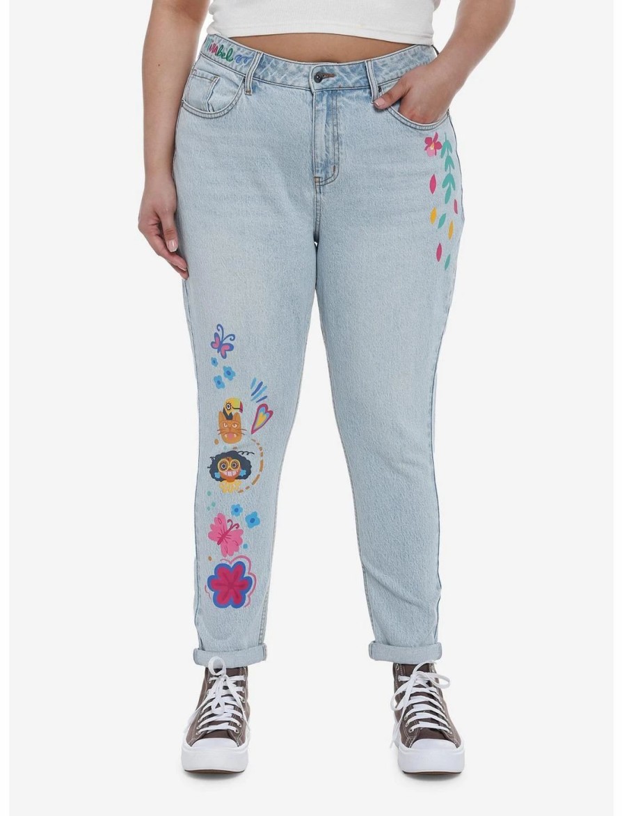 Bottoms * | Hunivers Disney Encanto Mirabel Mom Jeans Plus Size