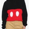 Hoodies And Sweatshirts * | Hunivers Disney Mickey Mouse Sherpa Hoodie