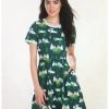 Dresses * | Hunivers Her Universe Star Wars Endor Ewok Ringer Dress