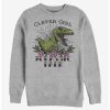 Sweaters And Cardigans * | Null Jurassic Park Clever Girl Sweatshirt