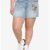 Bottoms * | Hunivers The Powerpuff Girls Trio Mom Shorts Plus Size