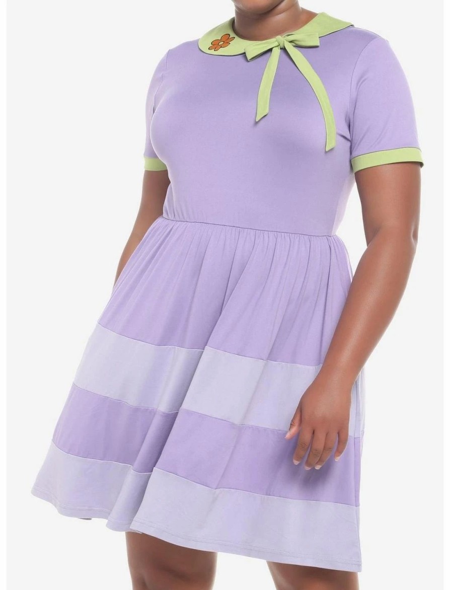 Dresses * | Hunivers Scooby-Doo! Daphne Lavender Dress Plus Size