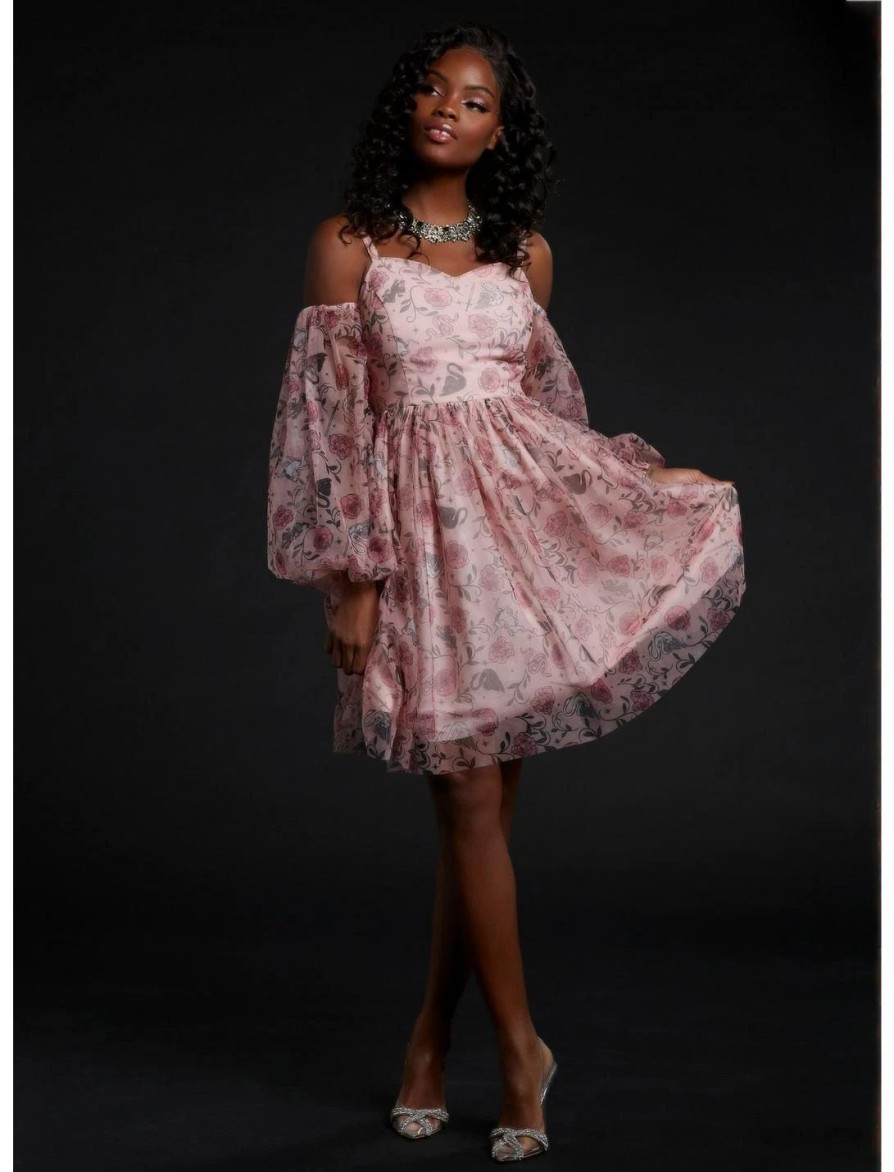 Dresses * | Hunivers The School For Good And Evil Evers Cold Shoulder Dress