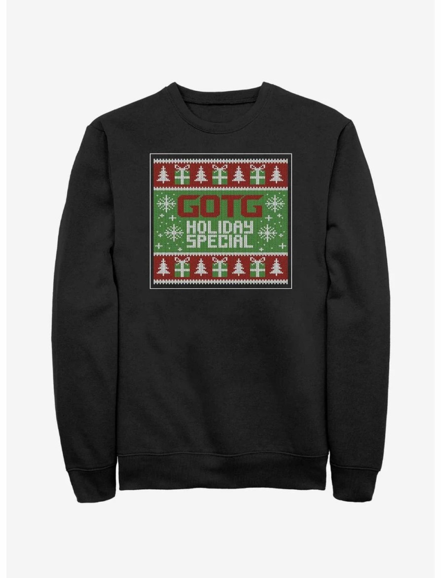 Sweaters And Cardigans * | Null Marvel Guardians Of The Galaxy Ugly Christmas Sweater Pattern Holiday Special Sweatshirt